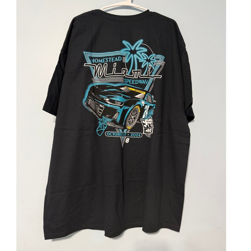 NASCAR Men's 3XL Homestead-Miami Speedway 2024 Race T-Shirt 100% Cotton 0957